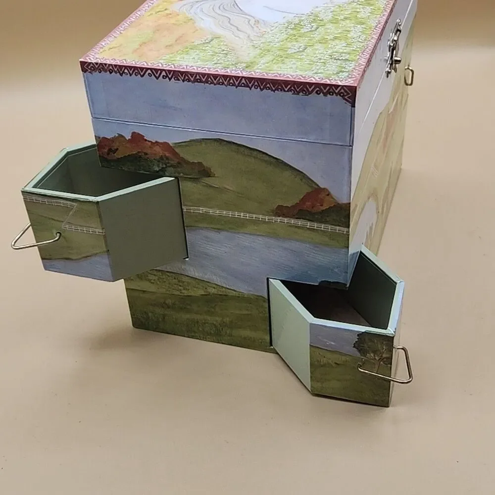 Horse Musical Jewelry Box Boys Girls Enchantmints Hide Away Horse Treasure Gift